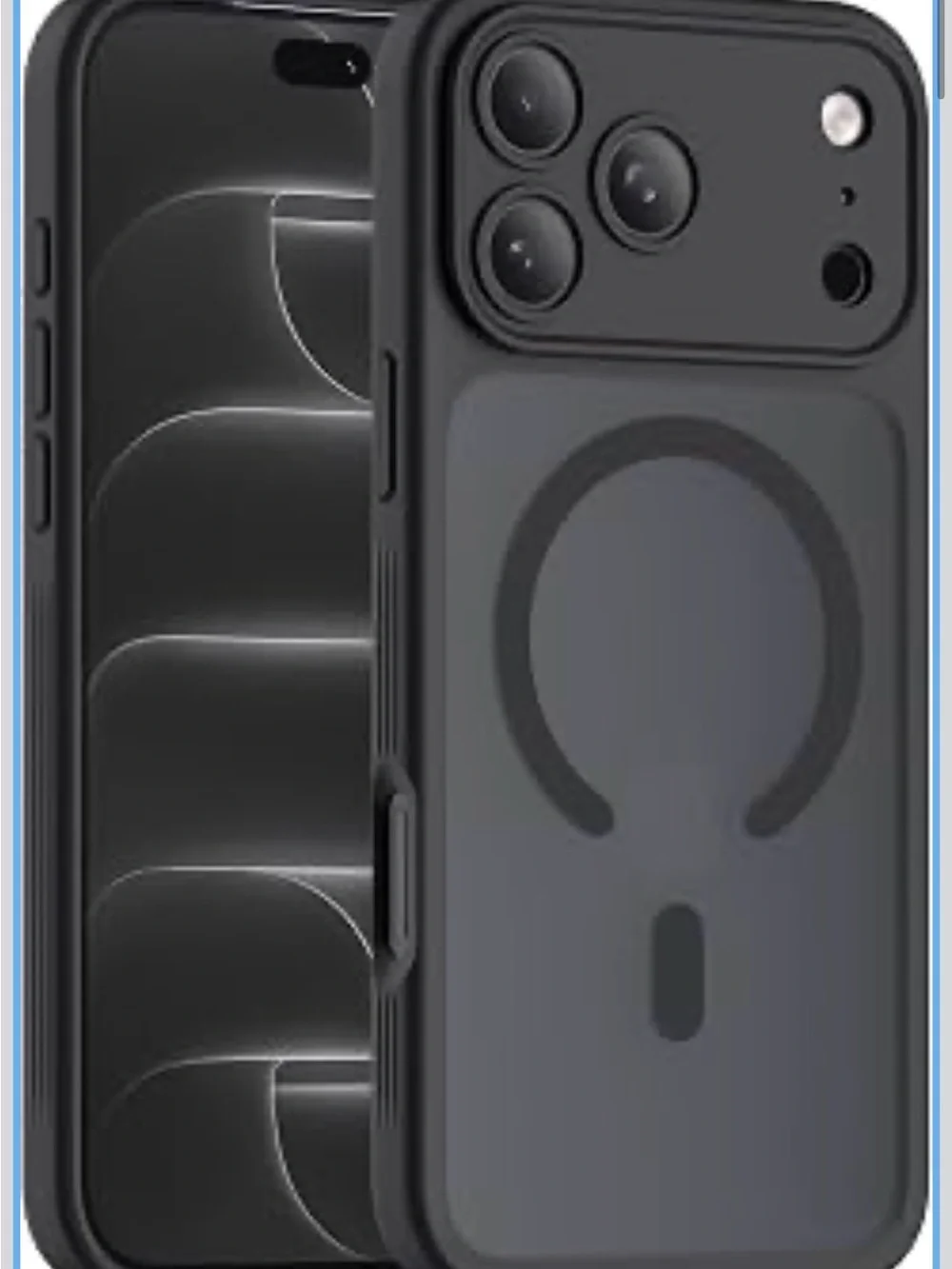 Magnetic Slim Case for iPhone 18 Pro Max / 17 Pro Max - Black